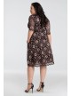 3/4 Illusion Mon Cherie Plus Size Lace Dress Kiyonna 11180906