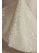 3D Floral Crepe A-Line Plus Size Wedding Dress DB Studio 9WG4068