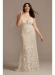 3D Leaves Applique Lace Tall Plus Wedding Dress Melissa Sweet 4XL8MS251223