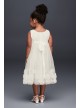 3D Pearl Blossom Tulle Flower Girl Dress  OP245