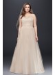 A-Line Beaded Lace Tulle Plus Size Wedding Dress  Collection 9WG3586