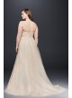 A-Line Beaded Lace Tulle Plus Size Wedding Dress  Collection 9WG3586