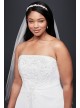 A-Line Plus Size Wedding Dress with Cap Sleeves  Collection 9V9010