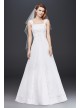 A line Chiffon Split Front Overlay Wedding Dress  Collection V9010