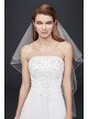 A line Chiffon Split Front Overlay Wedding Dress  Collection V9010