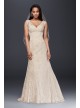 All Over Beaded Lace Trumpet Wedding Dress  Collection T9612