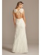 All Over Lace Wedding Dress with Tank Sleeves Galina 4XLKP3783