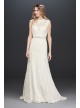 Allover Lace Cap Sleeve Sheath Wedding Dress  Collection WG3910