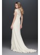 Allover Lace Cap Sleeve Sheath Wedding Dress  Collection WG3910