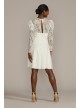 Allover Lace Puff Long Sleeve Mini Dress  DB Studio SDWG1045