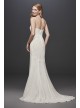 Allover Lace Tank Sheath Wedding Dress Galina WG3916