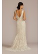 Allover Lace Tank Tall Wedding Gown with V-Back DB Studio 4XLWG4061