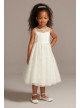 Allover Sequin Floral Lace Tank Flower Girl Dress  OP266