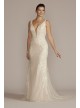 Allover Sequin Scrolling Lace Tall Wedding Gown Galina Signature 4XLSWG918