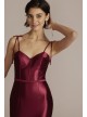 Allover Stretch Satin Corset Sheath Gown Jules and Cleo D24NY22021