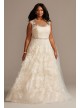 Applique Point DEsprit Plus Size Wedding Dress  Collection 9WG3980