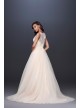 Appliqued Glitter Tulle A-Line Wedding Dress  Collection WG3930