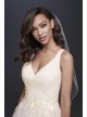 Appliqued Glitter Tulle A-Line Wedding Dress  Collection WG3930