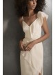 Asymmetric Ruffle Spaghetti Strap Bridesmaid Dress  VW360531