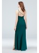 Asymmetric Shoulder Gown with Skinny Double Straps Xscape 2563X