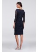 Asymmetric Tiered Lace Sheath Dress Ronni Nicole 121501