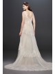 Banded Eyelash Lace Layered Wedding Dress Melissa Sweet MS251189