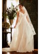 Banded Eyelash Lace Layered Wedding Dress Melissa Sweet MS251189