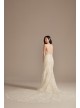 Beaded Applique Tulle Petite Sheath Wedding Dress  7CWG904