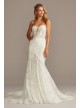 Beaded Brocade Embellished Mermaid Wedding Dress  SWG835