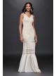 Beaded Chiffon Wedding Dress with Flounce Skirt Galina WGIN59740