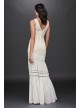 Beaded Chiffon Wedding Dress with Flounce Skirt Galina WGIN59740