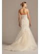 Beaded Floral Lace Mermaid Petite Wedding Dress  Collection 7WG3964