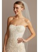 Beaded Floral Lace Mermaid Petite Wedding Dress  Collection 7WG3964