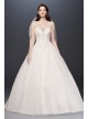 Beaded Illusion Bodice Ball Gown Wedding Dress  Collection V3849