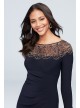 Beaded Jersey Long Sleeve Sheath Dress Xscape 1576X