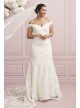 Beaded Lace Mermaid Plus Size Wedding Dress  8XTCWG808