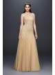 Beaded Plunging V-Neck Wedding Dress with Godets  SWG798