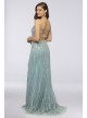 Beaded Tulle Spaghetti Strap Sheath Dress Terani Couture 1912P8232