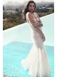 Beaded Tulle Sweetheart Trumpet Wedding Dress  SWG823