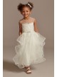 Cap Sleeve Flower Girl Dress with Horsehair Skirt  WG1416