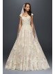 Cap Sleeve Lace Wedding Ball Gown with Beading  CWG768