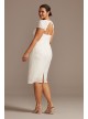 Cap Sleeve Plus Size Lace Dress with Keyhole DB Studio 9SDWG0810