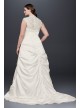 Cap Sleeve Satin A-line Plus Size Wedding Dress  Collection 9T3090