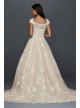 Cap Sleeve Wedding Ball Gown with Lace Appliques  4XLCWG768