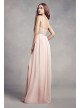 Charmeuse and Chiffon Bridesmaid Dress  VW360345