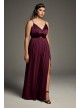 Charmeuse and Chiffon Bridesmaid Dress  VW360345