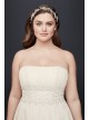 Chiffon A-line Plus Size Wedding Dress with Beads  Collection 9NTV9743