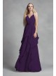 Chiffon Bridesmaid Dress with Cascading Skirt  VW360326