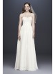 Chiffon Eyelet A-Line Wedding Gown Galina WG3929