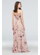 Chiffon Floral Print Dress with Spaghetti Straps DB Studio W60092